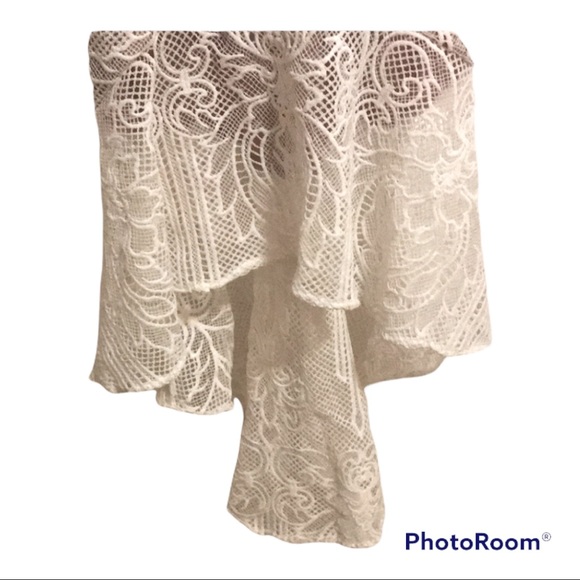 Honey Chelsea stunning white nude lining midi dress  BNWOT - Picture 6 of 7